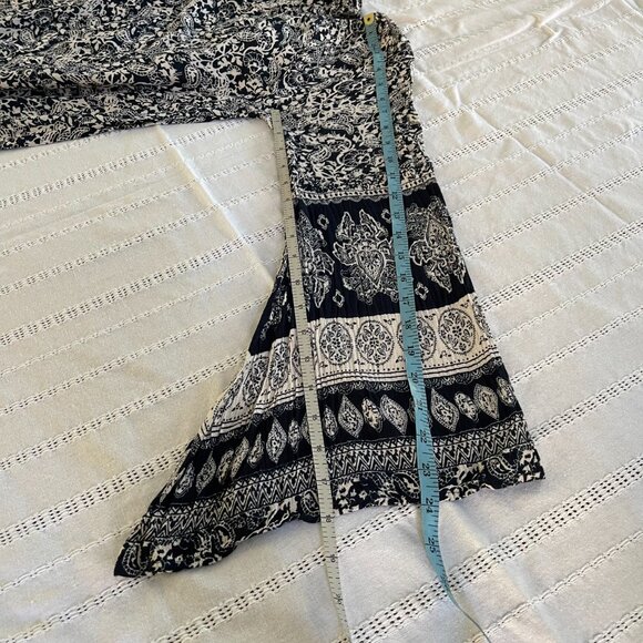 California Moonrise Dress or long tunic Navy Blue White Bohemian Size XS - Picture 9 of 12